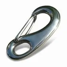 50mm Stainless Steel Spring Snap Hook - 50MM ST/ST SPRING SNAP HOOK