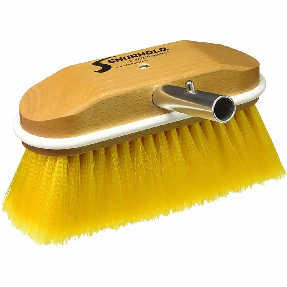 Shurhold 8" Soft Angled Brush Yellow - Image