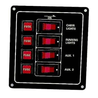 AAA 4 Gang Switch Panel - Image