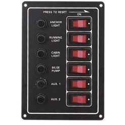 AAA 6 Gang Switch Panel Breaker - Image