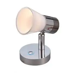 AAA LED Reading Light Glass Shade - Image