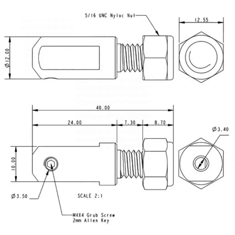 Allen Aerovane Mast Crane Adaptor - Image