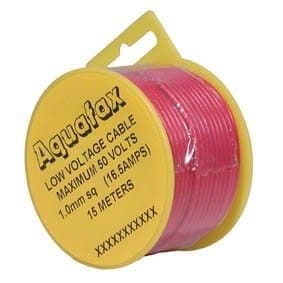 Aquafax 1 Core Tinned Cable Red - AQUAFAX 1 CORE TINNED CABLE 2.