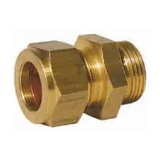 Aquafax Brass Male Stud Coupling - AQUAFAX BRASS MALE STUD COUPLI