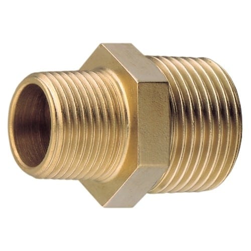Aquafax Brass Unequal Hex Nipples BSP/T - Image
