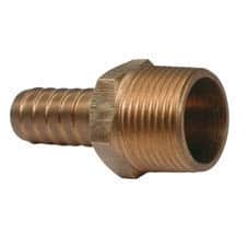 Aquafax Bronze Connector 3/4 Inch 16mm Hose - Image