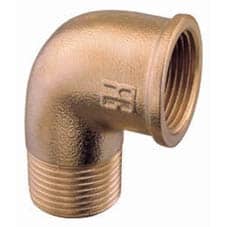 Aquafax Bronze Mf Elbow 1 1/4 Inch BSP - Image