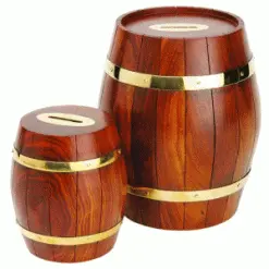 Barrel Money Boxes - New Image