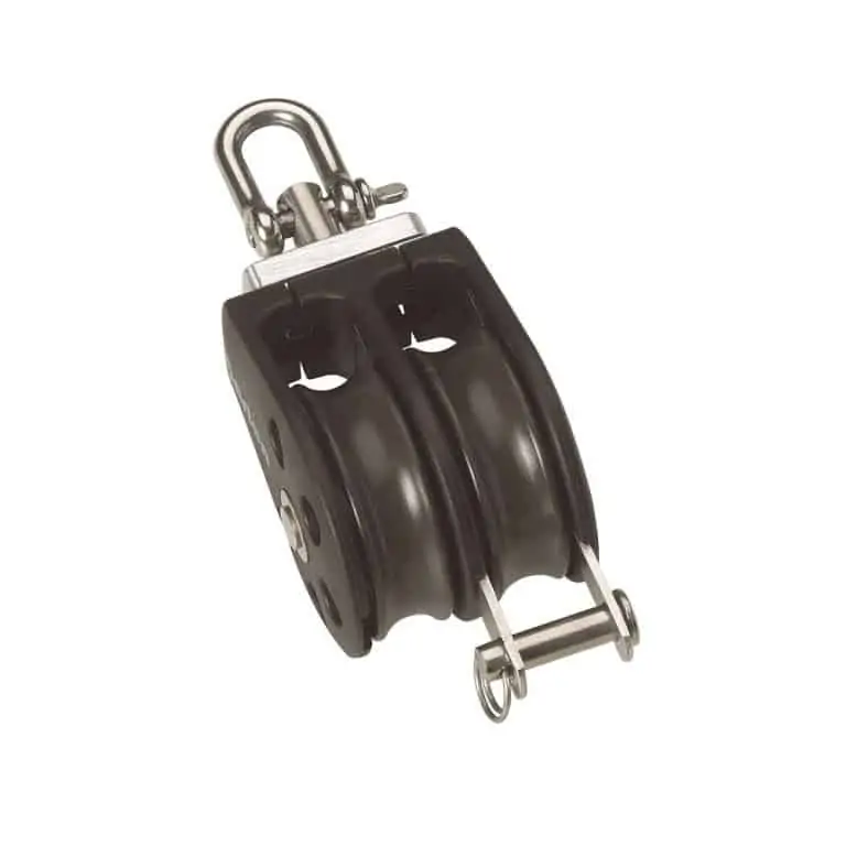 Barton Series 0 (20mm) Blocks - Double Swivel + Becket