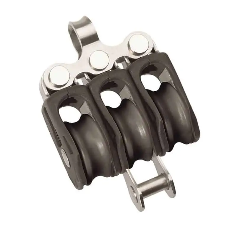 Barton Series 0 (20mm) Blocks - Triple Fixed Eye + Becket