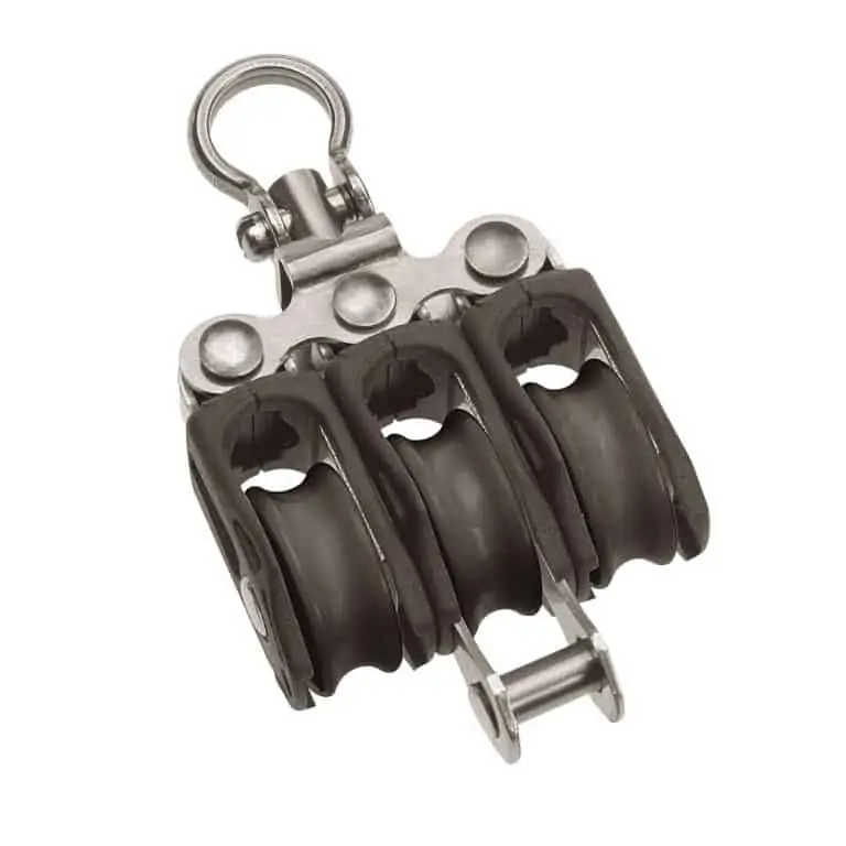 Barton Series 0 (20mm) Blocks - Triple Swivel + Becket