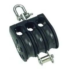 Barton Series 2 (35mm) Blocks - Triple Swivel + Becket