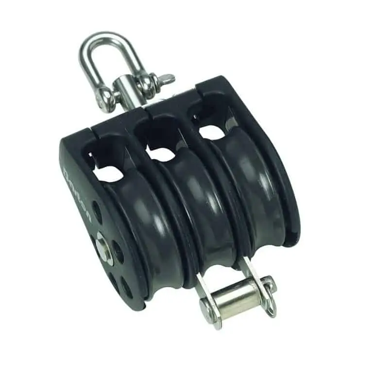 Barton Series 3 (45mm) Blocks - Triple Swivel + Becket