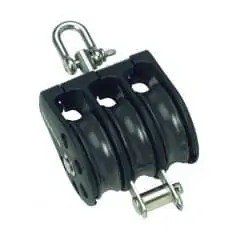 Barton Series 6 (64mm) Cruiser Blocks - Triple Swivel + Becket