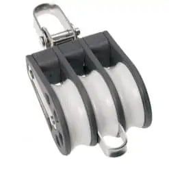 Barton Traditional Series 3 (45mm) Blocks - Triple Swivel + Becket