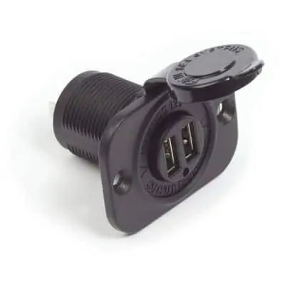 Blue Sea Dual USB Charge Socket - BLUE SEA DUAL USB CHARGE SOCKE