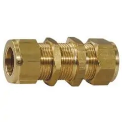 Brass Bulkhead Coupling Tube - Image