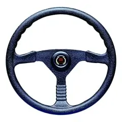 Champion Steering Wheel Black Includes Centre Cap - STEERING WHEEL BLACK