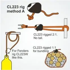 Clamcleat CL223 Loop Cleat - Image