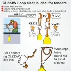 Clamcleat CL223 Loop Cleat - Image