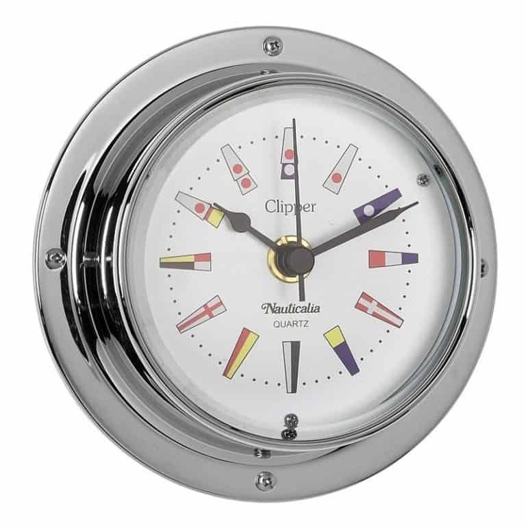 Clipper Clock Chrome Signal Flag Design - Image