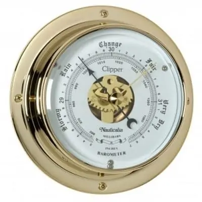 Clipper Tarnish-Free Barometer w/ QuickFix System - Image