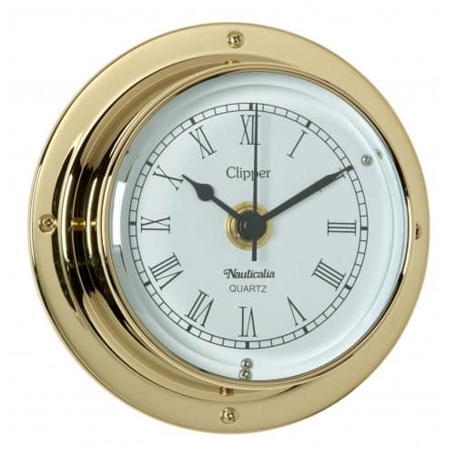 Clipper Tarnish-Free Clock with QuickFix System - Image