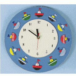 Clock with 12 Boats - Image