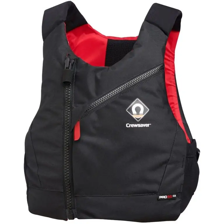 Crewsaver Pro 50N CZ Buoyancy Aid - Centre Zip - Black/Red