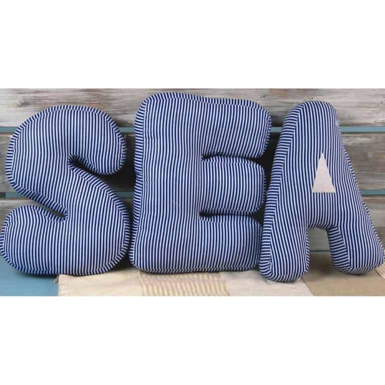 Letters Sea Cushions (Set of 3) - Image