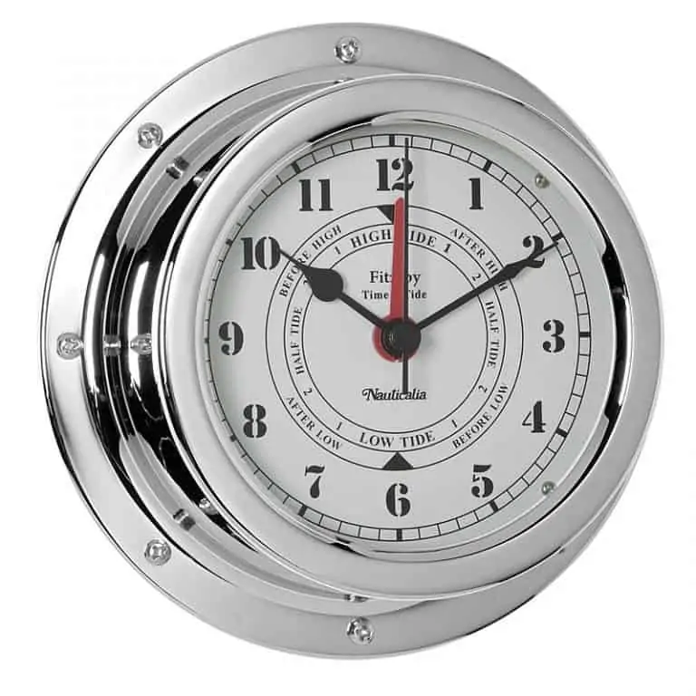 Fitzroy Chrome Tide Clock - Image