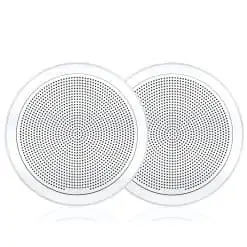 Fusion Round Flush Speaker 6.5" - White