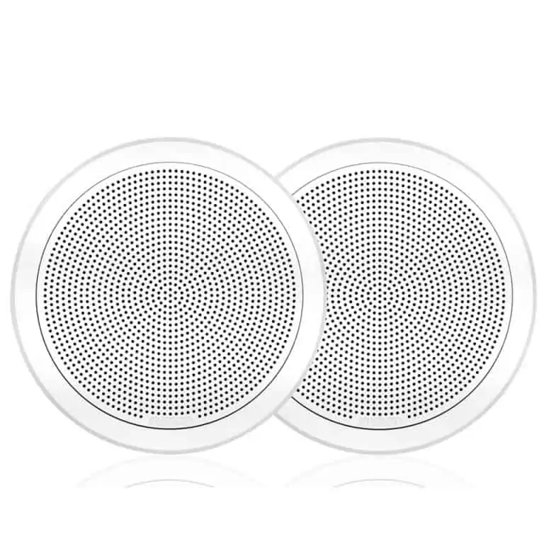 Fusion Round Flush Speaker 6.5" - White