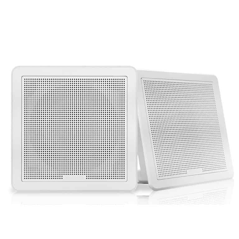 Fusion Square Flush Speaker 6.5" - White