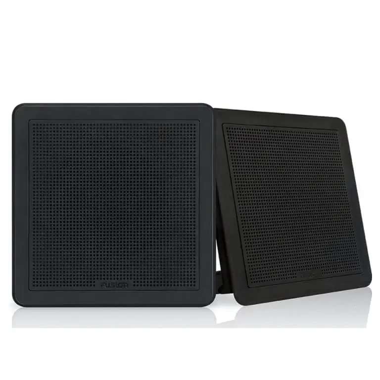 Fusion Square Flush Speaker 6.5" - Black