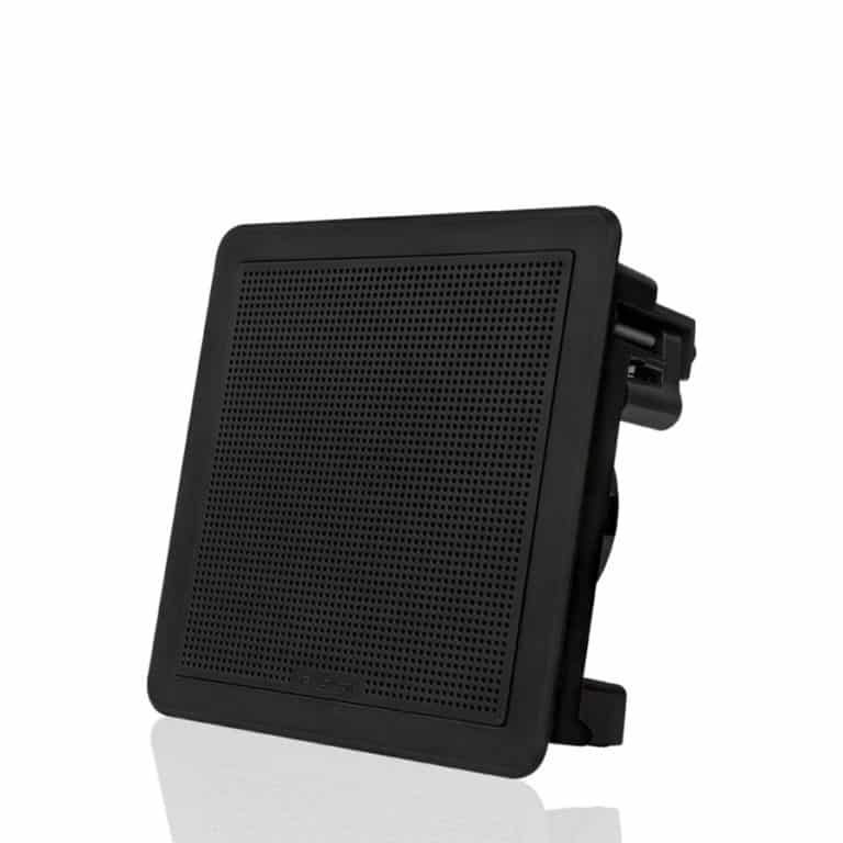 Fusion Square Flush Speaker 6.5" - Black