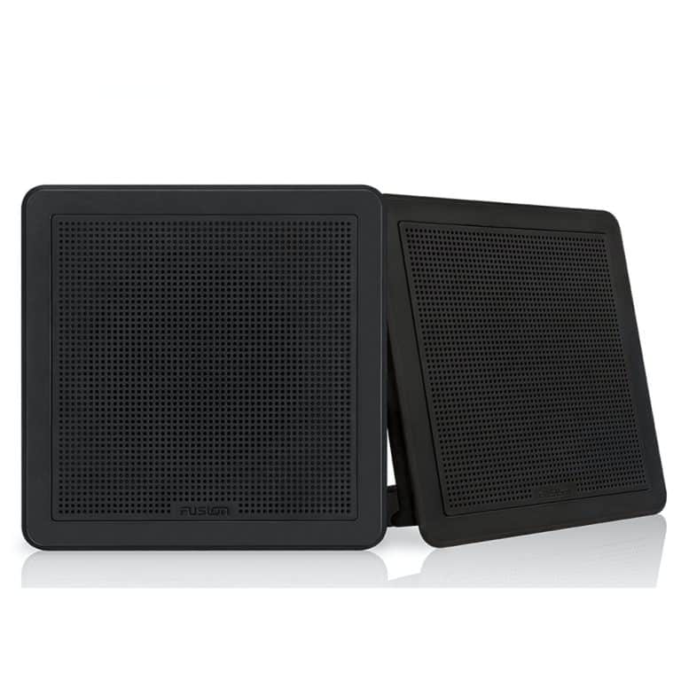 Fusion Square Flush Speaker 7.7" - Black