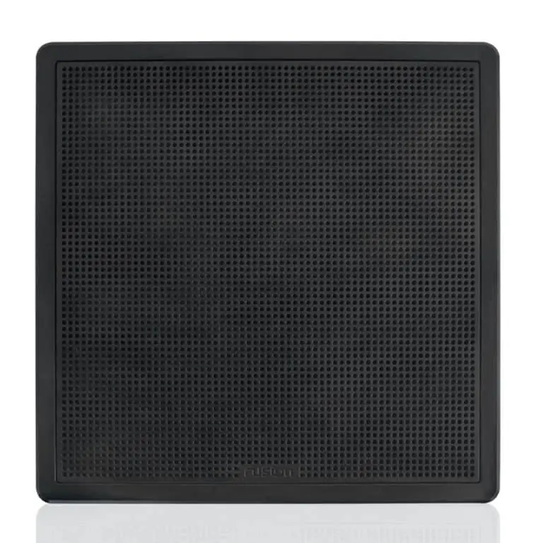 Fusion Square Flush Subwoofer 10" - Black