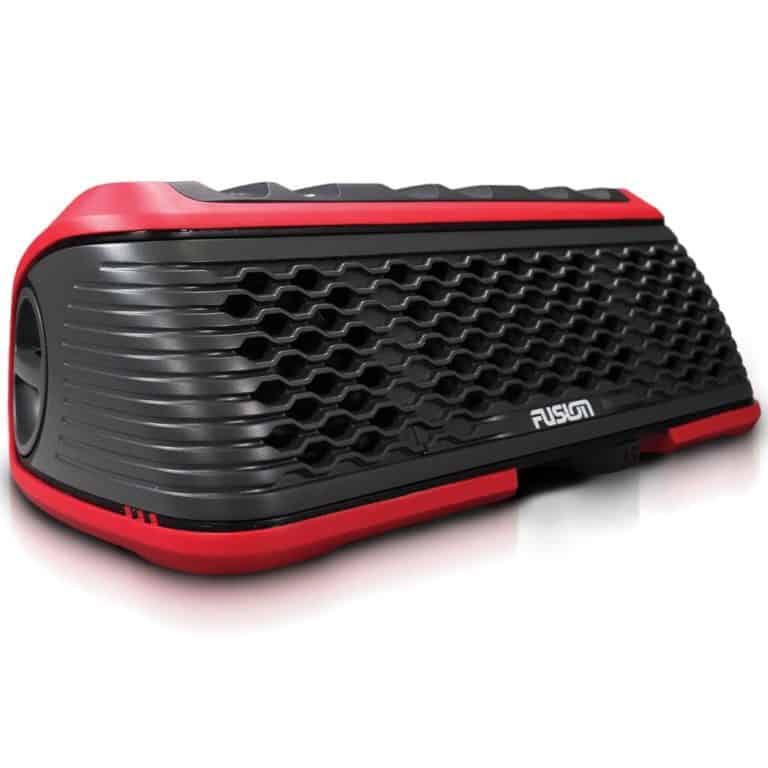 Fusion StereoActive Waterproof Bluetooth Stereo Speaker - Red