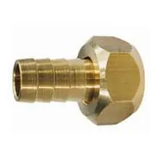 Gas 1/4" BSP Nut & 1/4" Hose Spigot - GAS 1/4" BSP NUT & 1/4" HSE SP