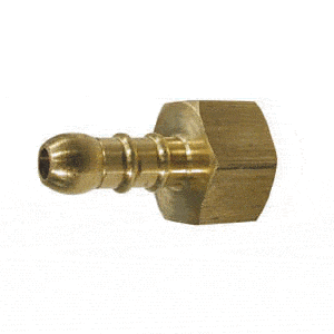 Gas Connector 1/4" - 3/8" Hose - New Image