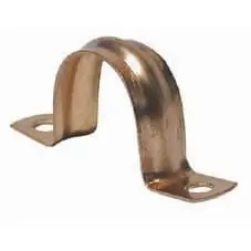 Gas Saddle Clamp Copper 3/8" Tube Pk 10 - GAS SADDLE CLAMP CPR 3/8" TUB