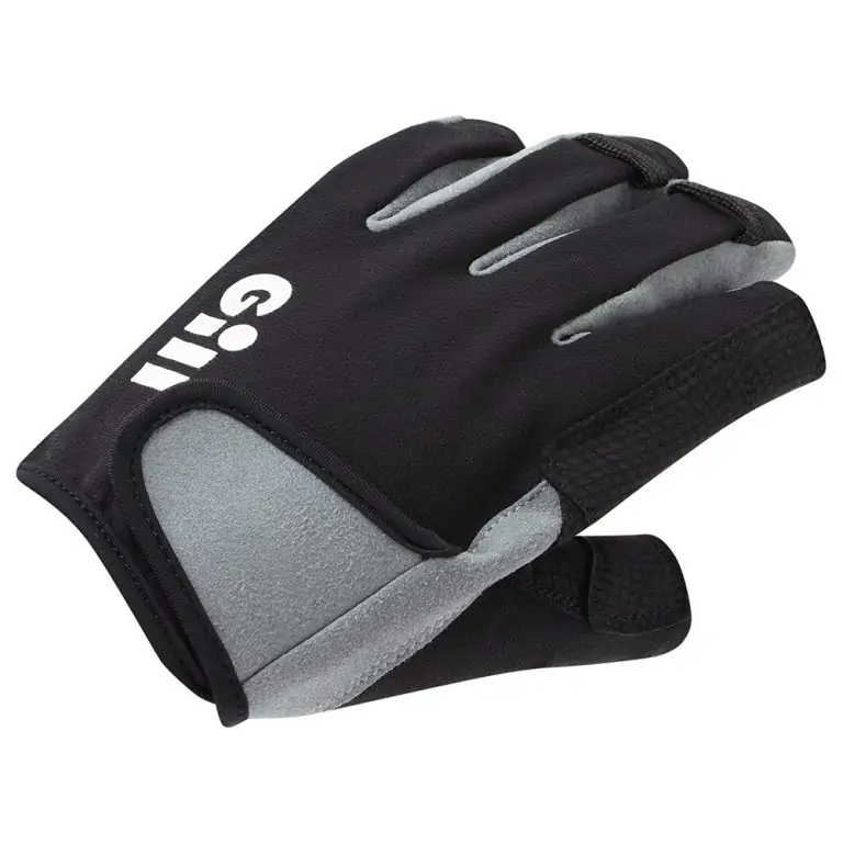 Gill Deckhand Gloves Short Finger 2024 - Black