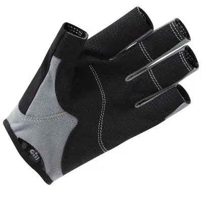 Gill Deckhand Gloves Short Finger 2025 - Black