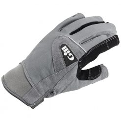 Gill Deckhand Short Finger Gloves - Childrens / Junior - Grey