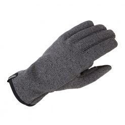Gill Knit Fleece Gloves - Ash