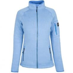 Gill Knit Fleece Jacket for Women - Light Blue