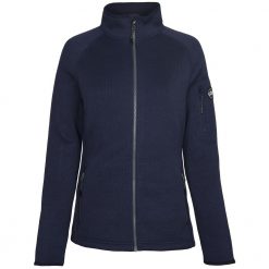 Gill Knit Fleece Jacket for Women - Navy