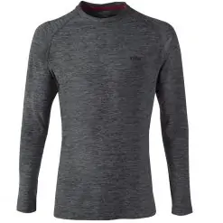 Gill Long Sleeve Crew Neck Base Layer - Ash Melange