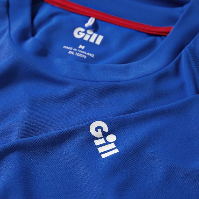 Gill Men's UV Tec Long Sleeve T-Shirt - Blue
